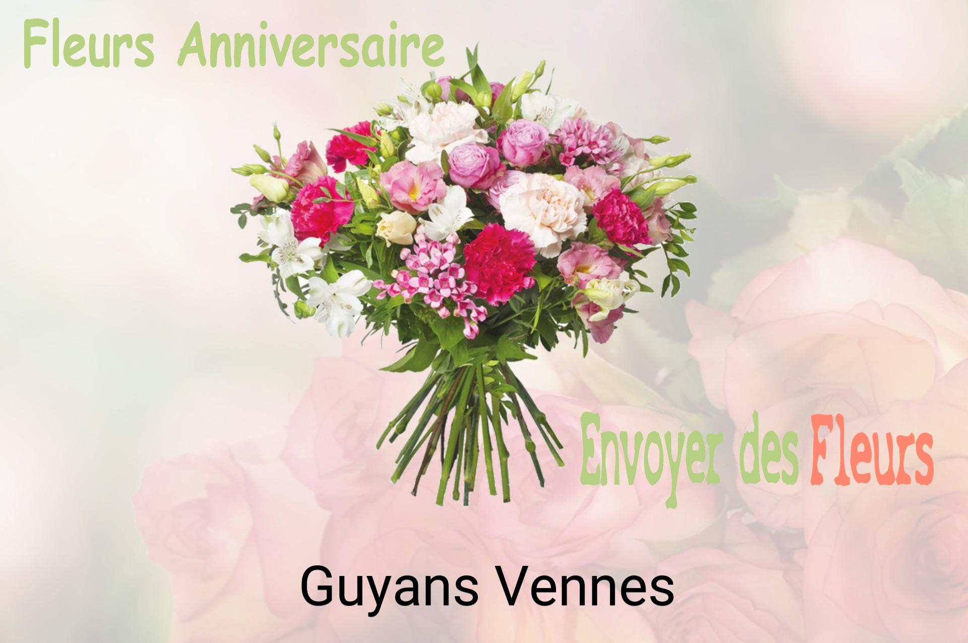 Bouquet de fleurs d’anniversaire livré à Guyans-Vennes