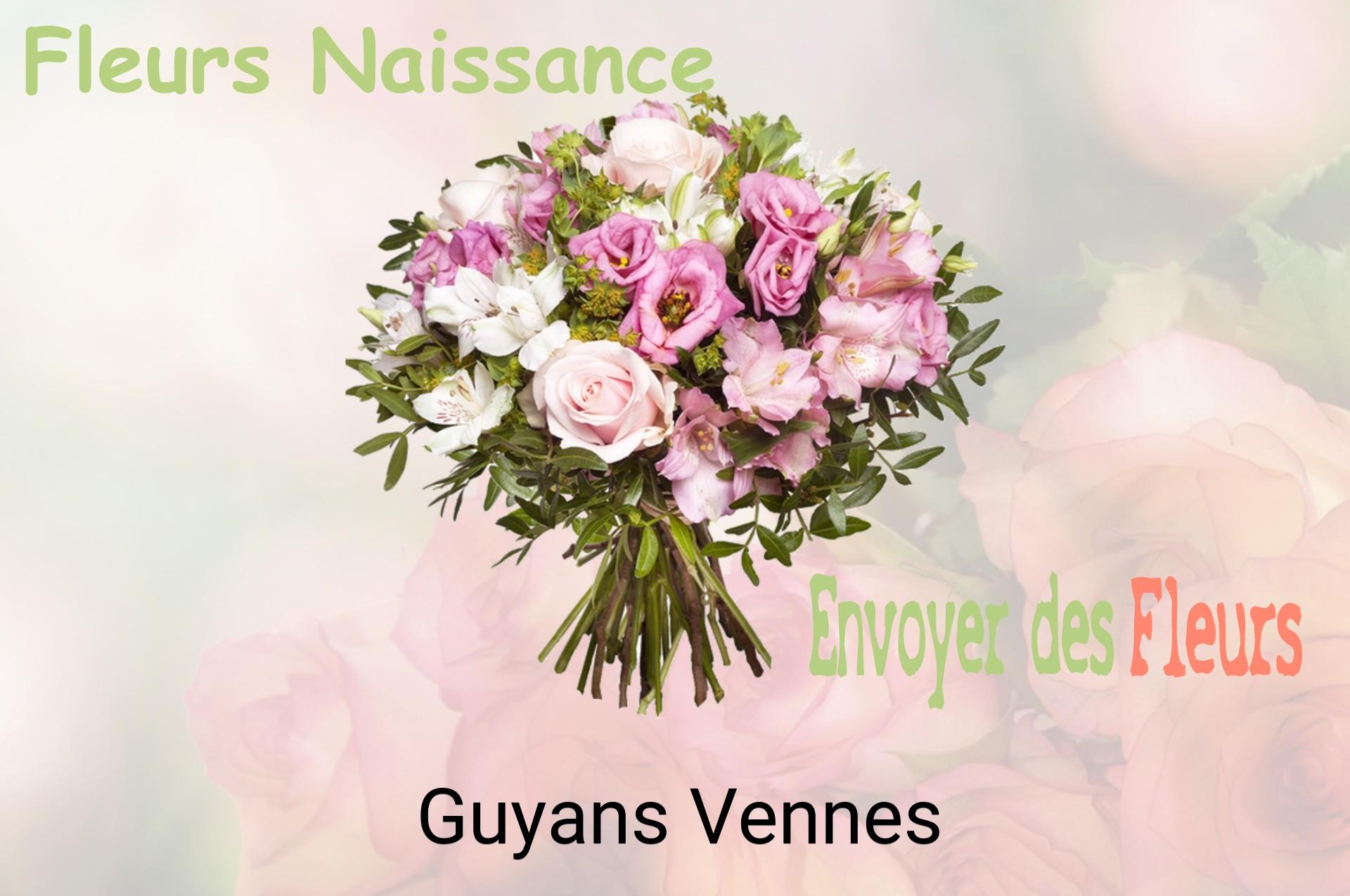 Bouquet de fleurs de naissance livré à Guyans-Vennes